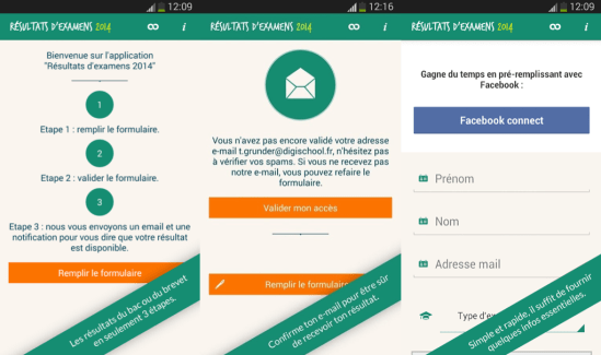 BAC et Brevet : Les résultats sur une application Android !