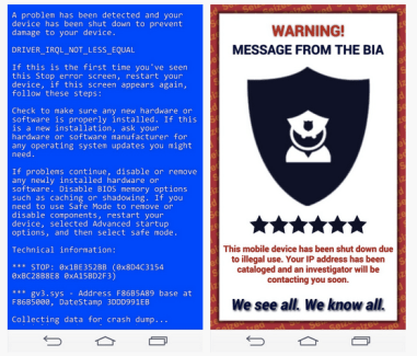 Comment piéger un ami avec le « Blue Screen of Death » ou un faux virus sur Android ?