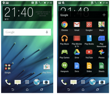 One M8 : Lollipop avec HTC Sense 6 en images