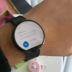 android wear hangouts
