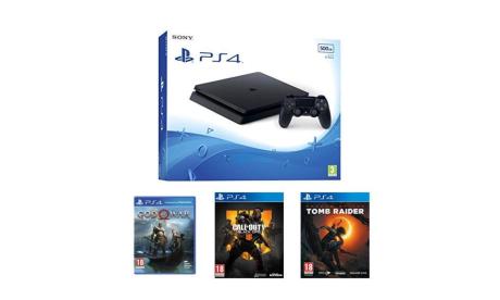 🔥 Bon Plan : pack PS4 + 3 jeux (God of War, Black Ops 4 et Tomb...