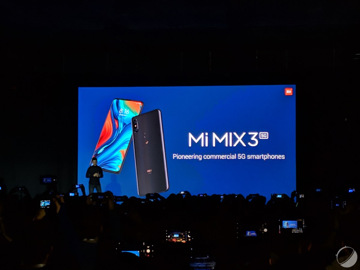 Le Xiaomi Mi Mix 3 5G annoncé : Snapdragon 855 et 5G pour 649 euros en France
