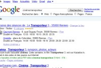 Google concurrence désormais Allociné en France