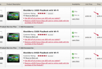 BlackBerry baisse le prix de sa tablette au Canada