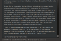 Steam ne rembourse rien en cas de désaccord