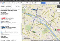Google Maps inclut horaires et trajets des transports parisiens