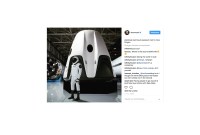 Elon Musk dévoile entièrement la combinaison spatiale de SpaceX