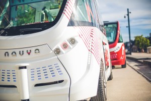 Les navettes autonomes de Navya continuent de tracer leur route à Las Vegas