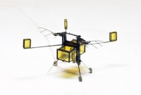 Regardez ce petit RoboBee voler, nager et se propulser hors de l'eau