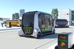 Taxi autonome ou pizzaïolo ? La e-Palette de Toyota peut tout faire