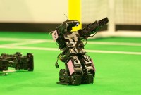 La France gagne encore la Coupe du monde de foot... des robots humanoïdes enfants