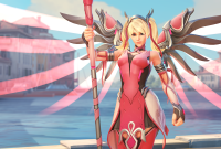 Overwatch : Blizzard vend un skin Pink Mercy pour financer la recherche contre le cancer du sein