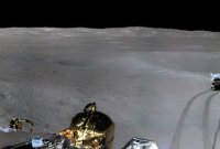 Chang'e 4 nous offre la première photo panoramique sur la face cachée de la...