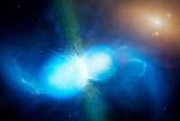 La collision entre deux étoiles à neutrons a été reproduite sur Terre pour la...