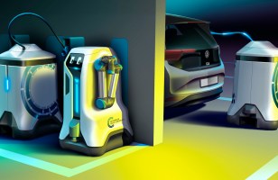 Pour recharger ses voitures électriques, Volkswagen songe à un robot autonome beaucoup trop mignon