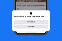 Facebook veut que vous réfléchissiez avant de partager de vieux articles de presse