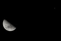 Pour voir le duo entre la Lune et Mars ce samedi, il fallait se...