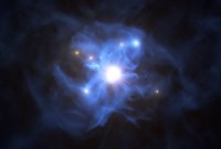Cette toile cosmique piège des galaxies près d'un trou noir