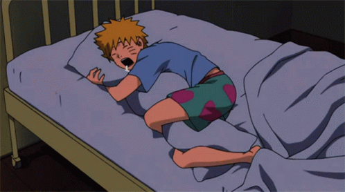 We sometimes fall asleep, like Naruto // Source: Tenor