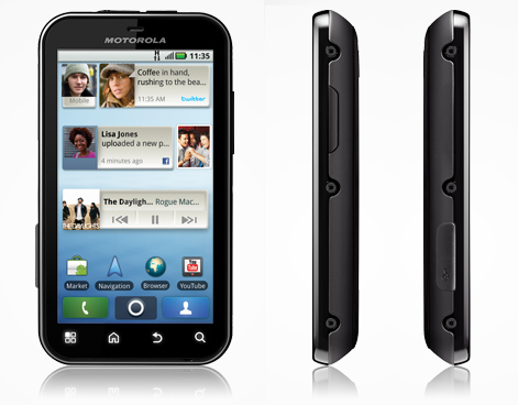 Comparaison entre le Motorola Defy, le Samsung Galaxy S et le HTC Desire Z