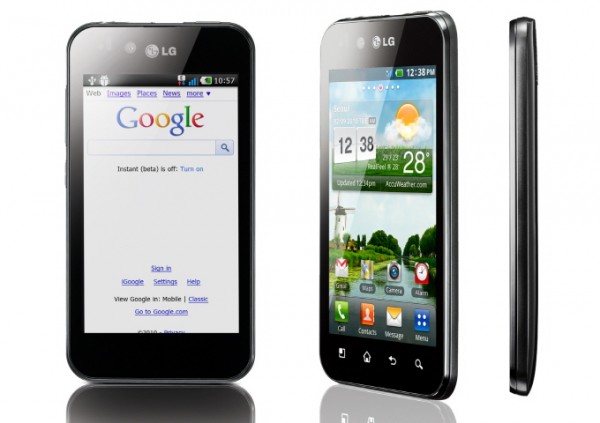 Comparaison techniques des LG Optimus 2X, LG Optimus Black & Motorola Atrix