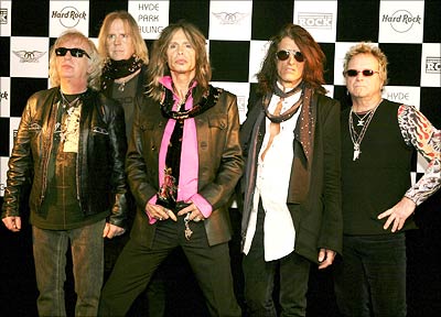 Aerosmith en concert à Paris Bercy le 29 Juin 2010