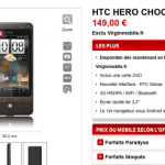 Le HTC Hero à partir de 149 euros chez Virgin Mobile