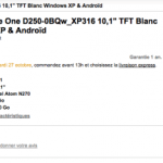 Le netbook Acer Aspire One D250 sous Android disponible à partir de 246 euros Le netbook Acer Aspire One D250 sous Android disponible à partir de 246 euros