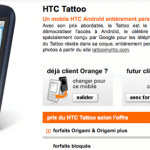 HTC Tattoo, Orange nous gâche encore tout !