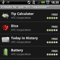 HTC propose des nouveaux widgets pour la home HTC Sense