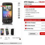 Le HTC Desire est en ligne sur Virgin Mobile et nous vous offrons 30 euros de réduction !