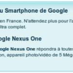 Apparition du Nexus One chez Bouygues