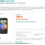 Le HTC Desire à partir de 189 euros début mai chez Bouygues Telecom