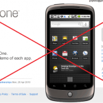 Le Nexus One ne sera plus vendu sur la boutique en ligne de Google