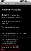 (MàJ) Nexus One : Une nouvelle mise à jour Android 2.2 – FRF83
