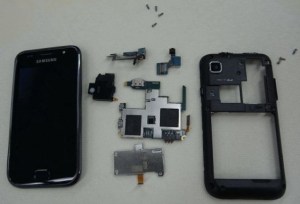 Un Samsung Galaxy S dépecé