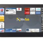 La tablette WeTab : Un écran de 11,6″ avec un processeur Intel Atom à 1,66GHz bientôt disponible