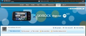 L’application Skyrock disponible sur l’Android Market