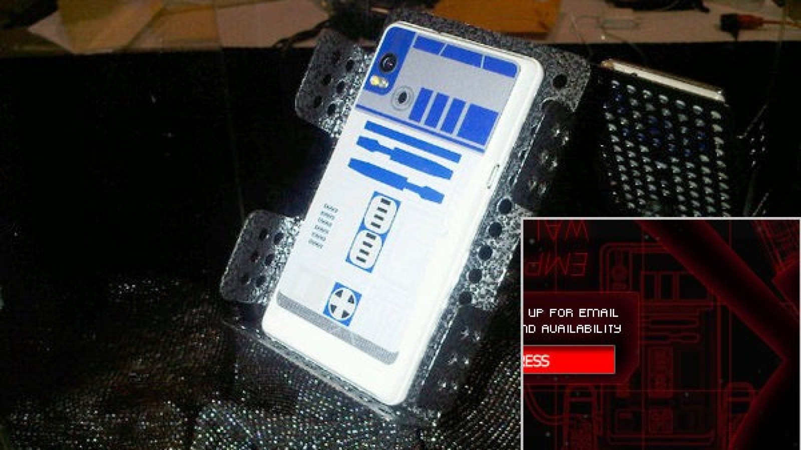 Première photo du Droid 2 R2-D2
