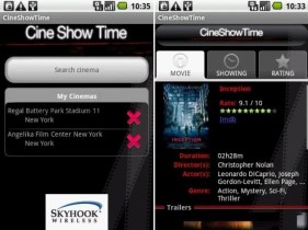 CineShowTime film : Les horaires de vos séances de cinéma par géolocalisation