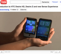 YouTube – Introduction to HTC Desire HD, Desire Z and new Sense Experience