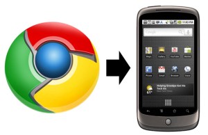 Chrome to phone disponible sur l’Android Market