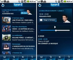 L’application Europe1 est disponible sur l’Android Market