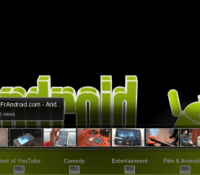Youtube sur la Google TV