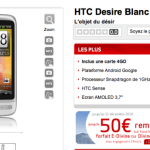 Virgin Mobile et les promos : Samsung Galaxy Tab, HTC Desire en blanc, etc…