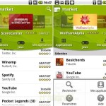 Android Market : Une mise à jour silencieuse avec une nouvelle interface est en cours de déploiement