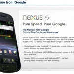Le Nexus S disponible en pré-commande sur The Carephone Warehouse, et visible sur BestBuy