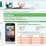 Le HTC Gratia en blanc au CIC et au Crédit Mutuel