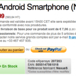 Expansys commercialise le Nexus S avec une réduction pour FrAndroid