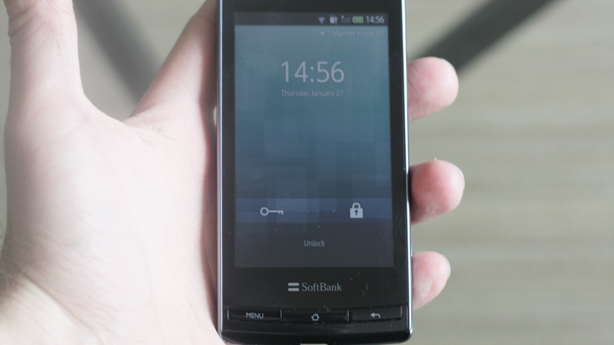 Smartphone 3D android par sharp : softbank 003SH